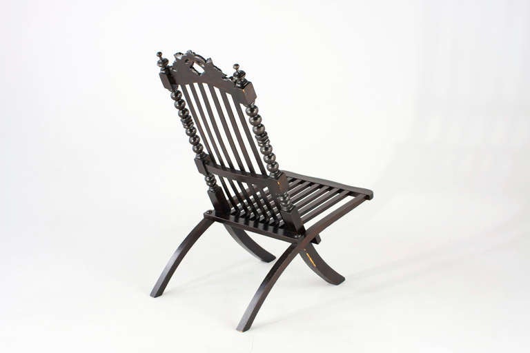 Deck Chair from Early 20th Century, Northern Germany For Sale 1