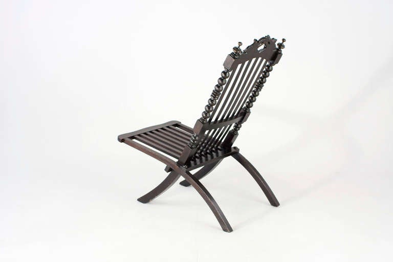 Deck Chair from Early 20th Century, Northern Germany For Sale 3