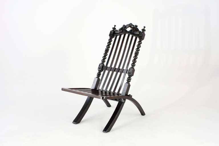 Deck Chair from Early 20th Century, Northern Germany For Sale 5