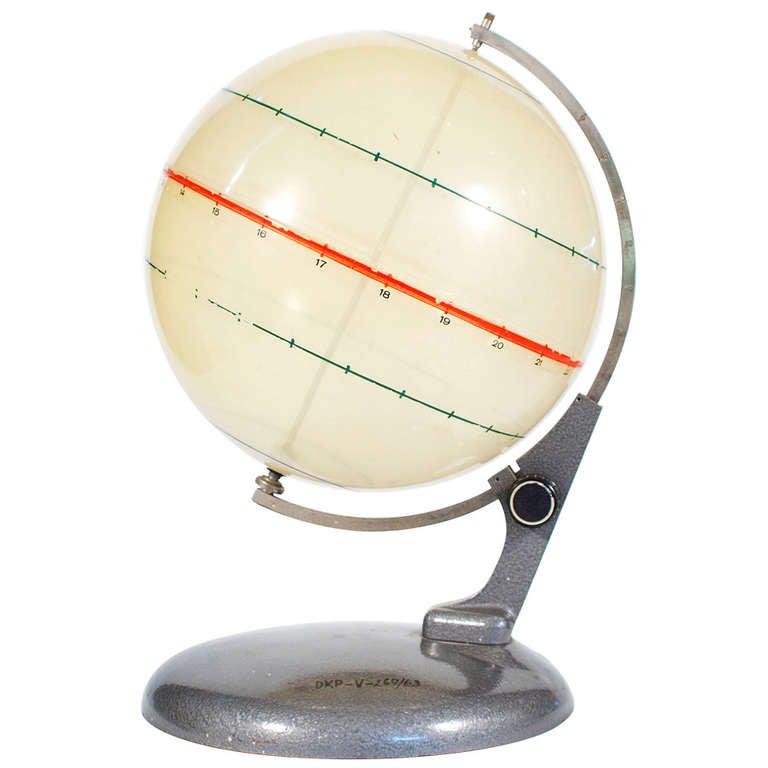 Globe with Dynamic Center For Sale
