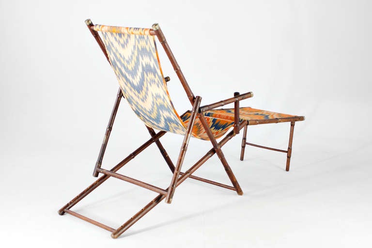 Deck Chair, 1922, Bauhaus, Original Fabric For Sale 2