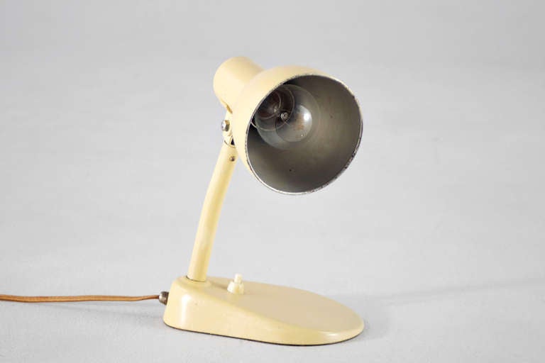Bauhaus Marianne Brandt Bedside Lamp 1928 by Koerthing & Mathiesen, Kandem For Sale