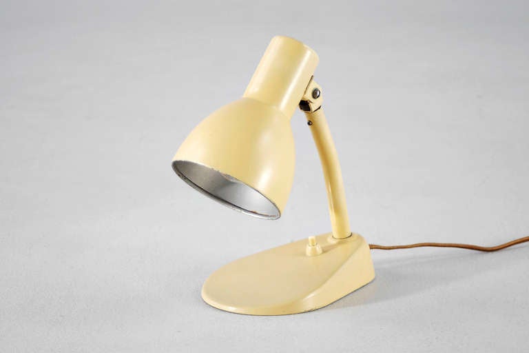 Marianne Brandt Bedside Lamp 1928 by Koerthing & Mathiesen, Kandem In Excellent Condition For Sale In Berlin, DE