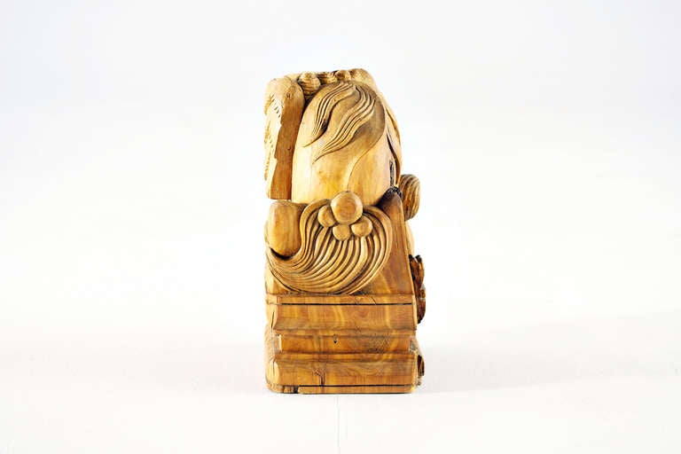 Temple Lion Doorkeeper - Kiautschou Tsingtao, Early 19th Century For Sale 3