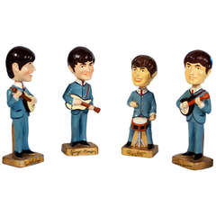 Vintage The Beatles, Fabulous Four as head nodding figures