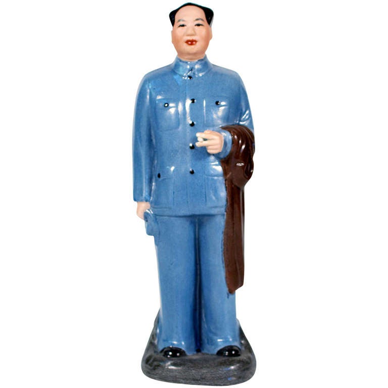 Authentic Mao Zedong, Big Leader with Cigarette For Sale