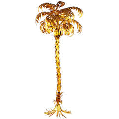 Palm Tree Lamp of Baroque German Design