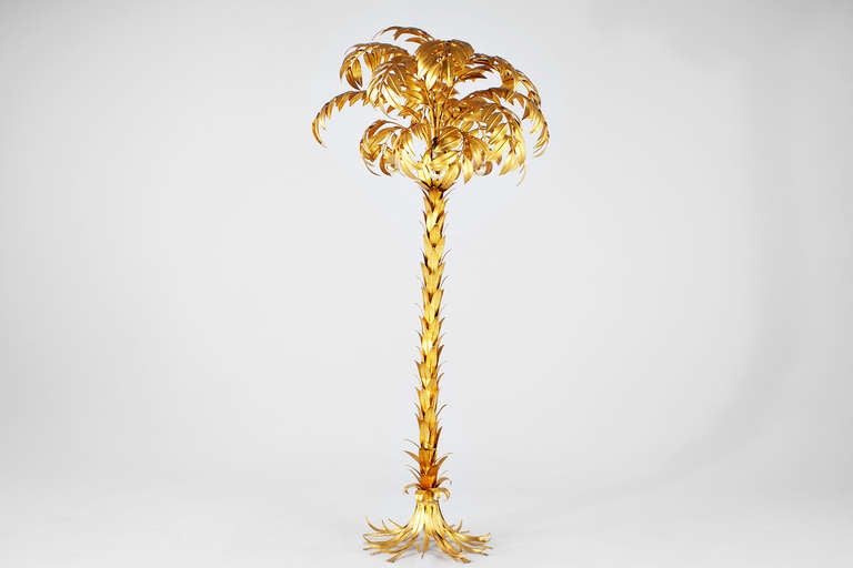 Palm Tree Lamp of Baroque German Design In Excellent Condition For Sale In Berlin, DE