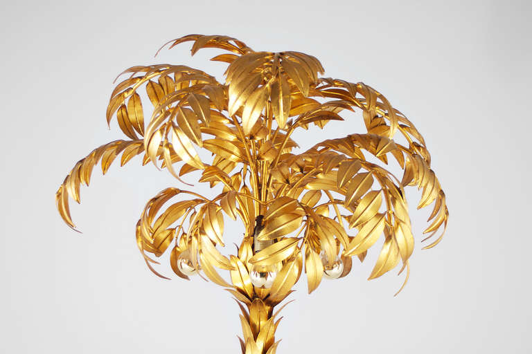 Palm Tree Lamp of Baroque German Design For Sale 4