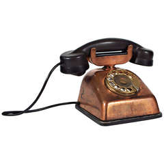 Antique Copper Telephone