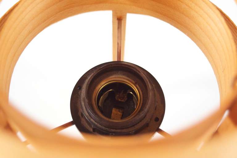 Isamu Noguchi Three-Legged Cylinder Table Lamp, Prototype For Sale 1