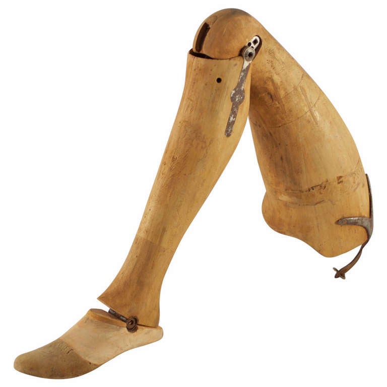 Wooden Leg For Sale at 1stDibs