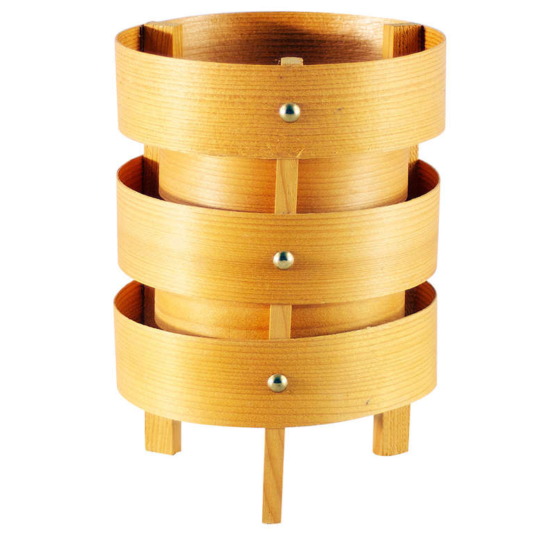 Isamu Noguchi Three-Legged Cylinder Table Lamp, Prototype For Sale