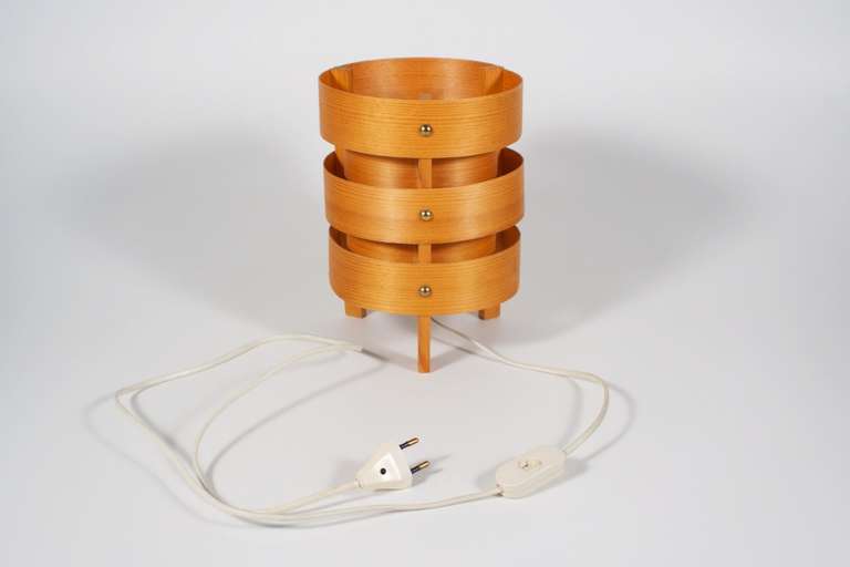 Isamu Noguchi Three-Legged Cylinder Table Lamp, Prototype For Sale 2