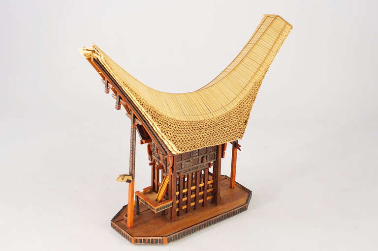 20th Century Architectural Model Of Early Japanese Farmhouse For Sale