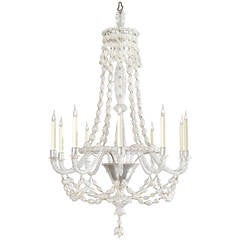 Ten-Light Chandelier by Barovier e Toso