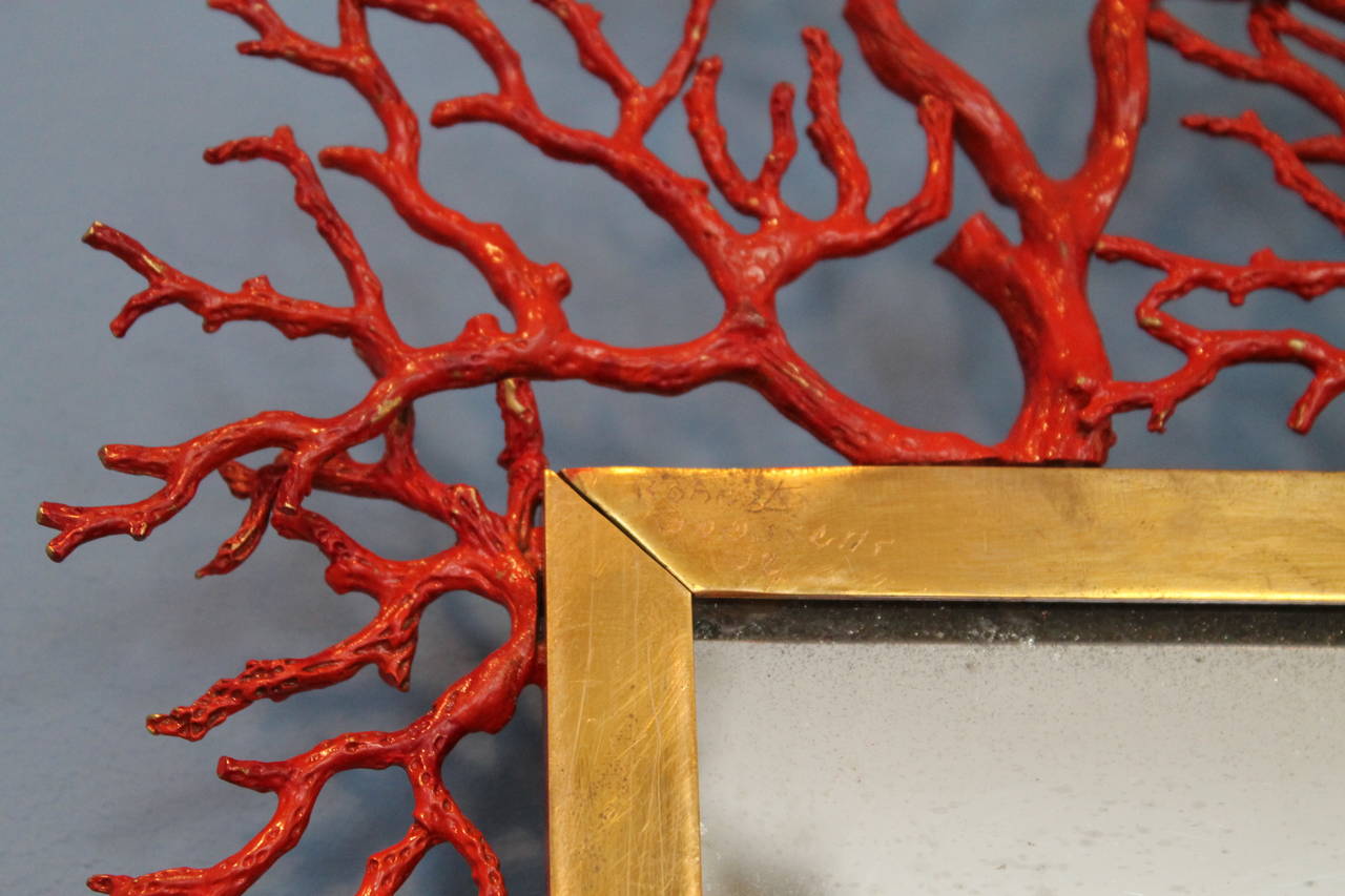 Modern Coral Mirror by Robert Goossens