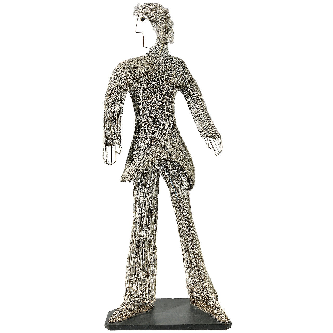 Important Wire "Walking-Sculpture" by William Accorsi For Sale