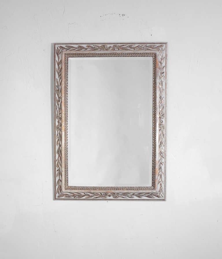 Small Louis XVI Style Mirror with Garland Border