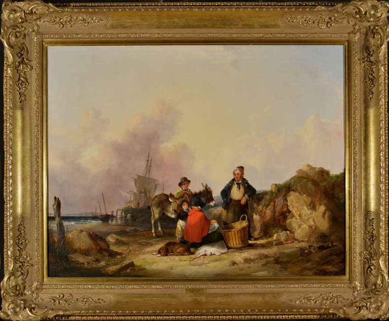 This is one of the finest examples of William Shayer Snr's work and is dated 1839 and entirely by William Shayer Senior without the assistance of his sons who acted as studio assistants in many of his later paintings. The artwork is signed and