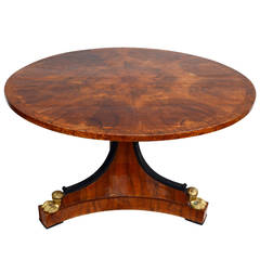 Antique Empire Period Center Table, Southern Germany, 1800s