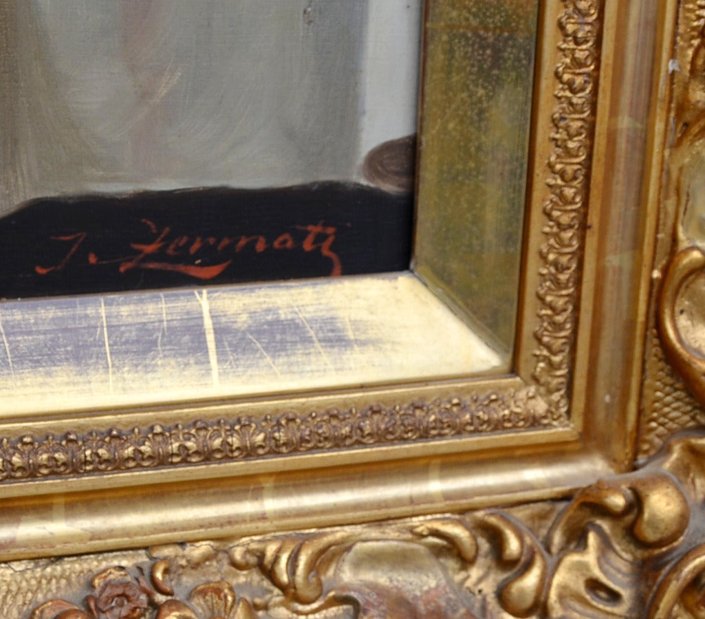 Jules Zermati Genre Painting