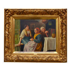 Jules Zermati Genre Painting