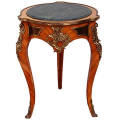 Antique Rococo Revival Side Table, 1880