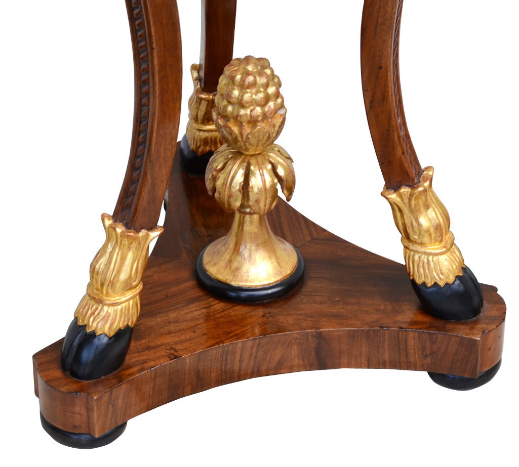 Biedermeier Style Globe-Shaped Sewing Table