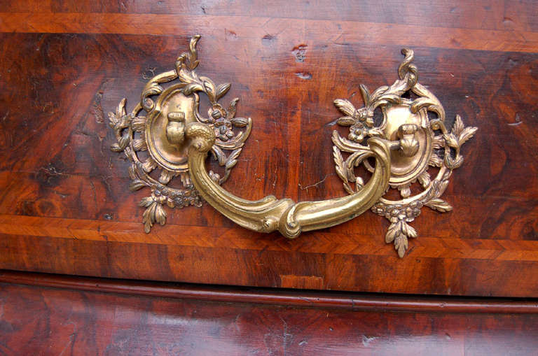XVIIIe siècle et antérieur Meuble de rangement de couloir baroque couronné de Berlin/Brandenburg, vers 1750 en vente