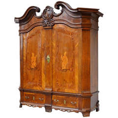 Courtly Baroque Hallway Cabinet from Berlin/Brandenburg, circa 1750