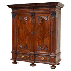 Authentic Baroque Hallway Cabinet from Northern Germany, circa 1730