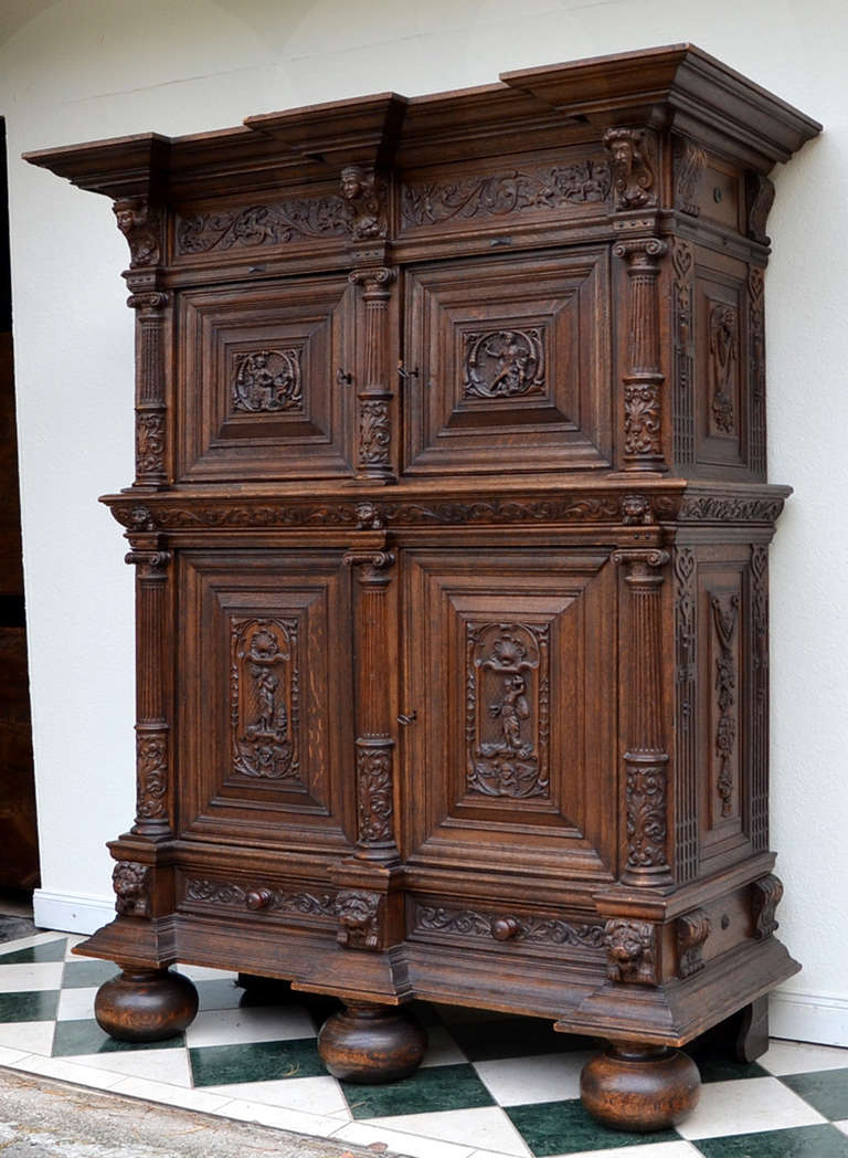 Northern German Baroque Hallway Cabinet, circa 1750