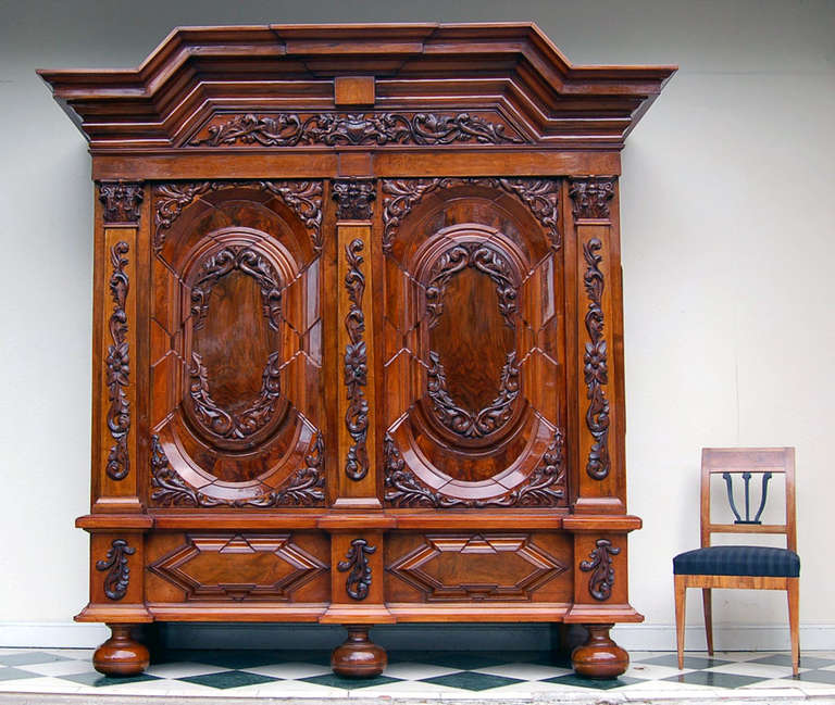 Baroque Hallway Cabinet from Northern Germany, about 1720