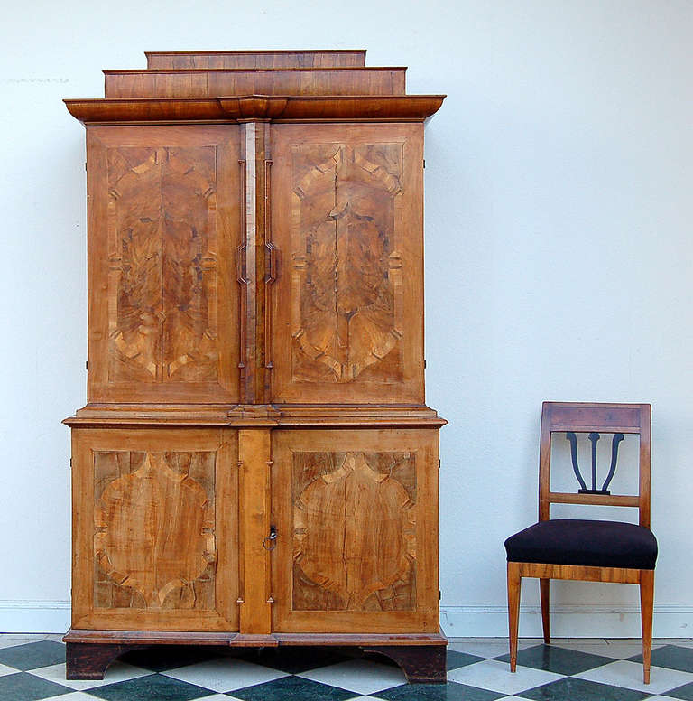 German Rare Courtly Cabinet Closet For Sale