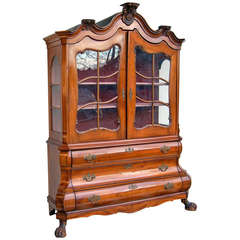 Antique Dutch Baroque Composite Dresser, 1800s