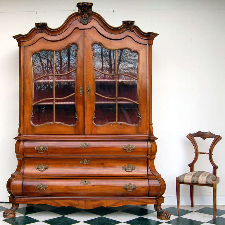 German Dutch Baroque Composite Dresser, 1800s For Sale