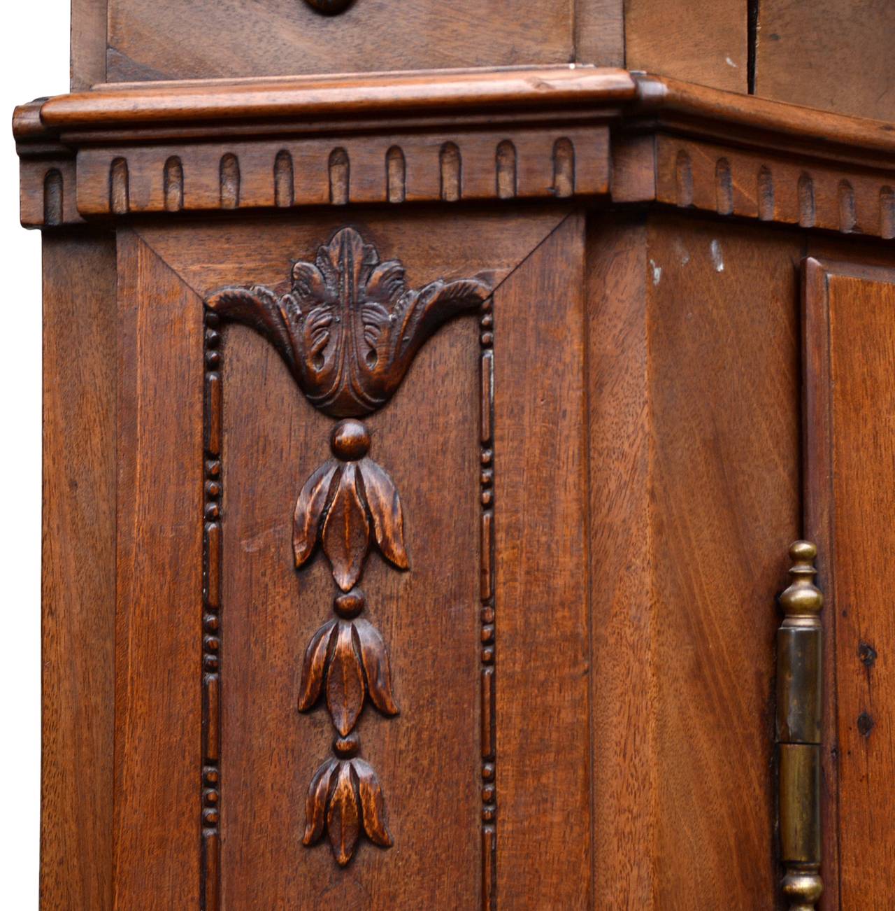 Empire Style Corner Cabinet, Luebeck, 1800s For Sale 1