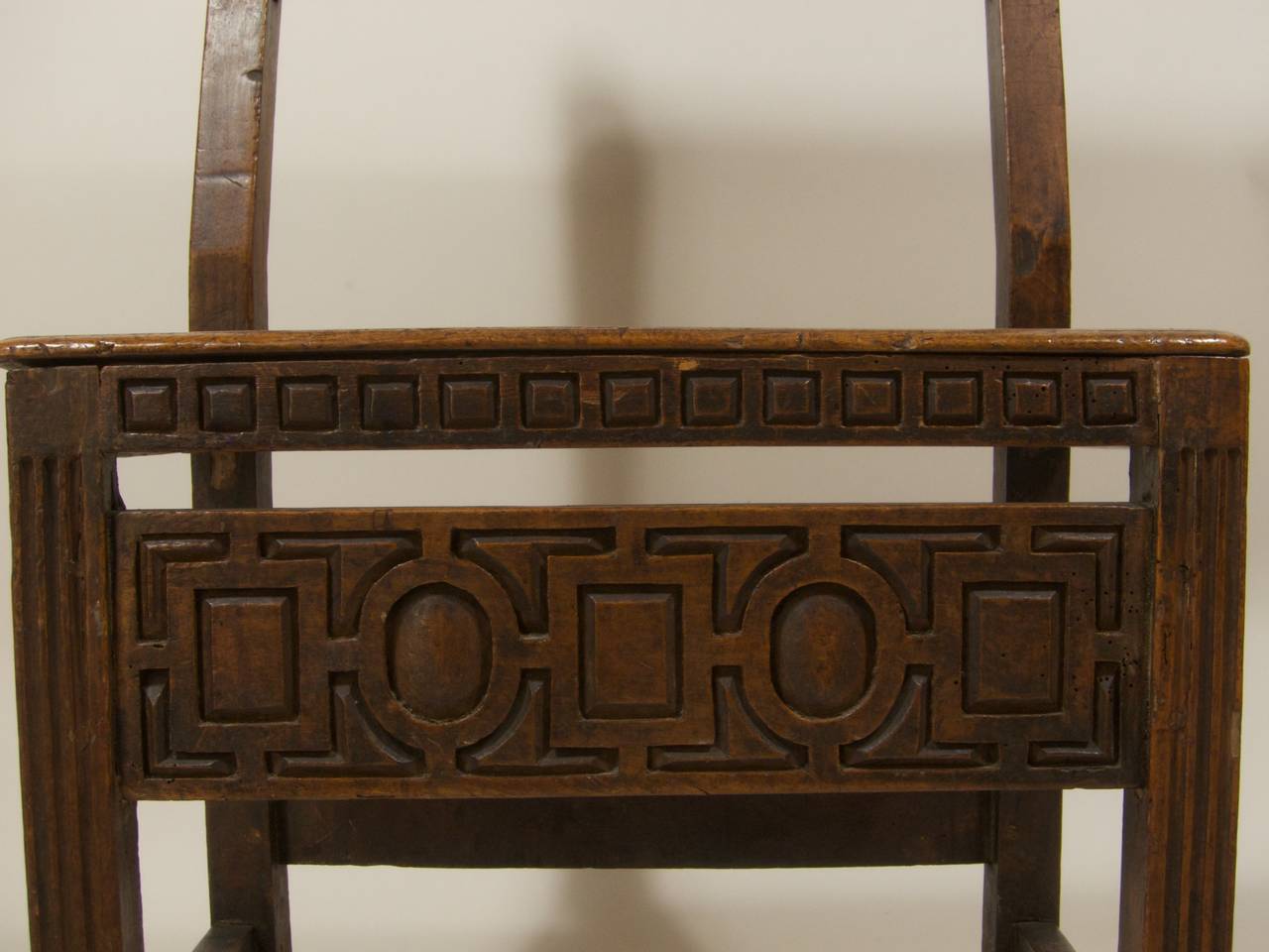 Walnut Spanish Renaissance Chair, 16th Century For Sale