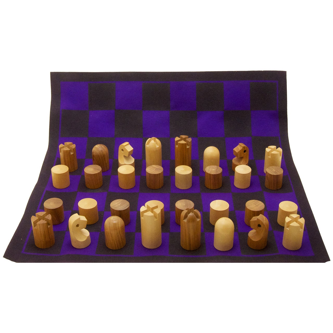 Minimalist Chess Set by Carl Auböck For Sale