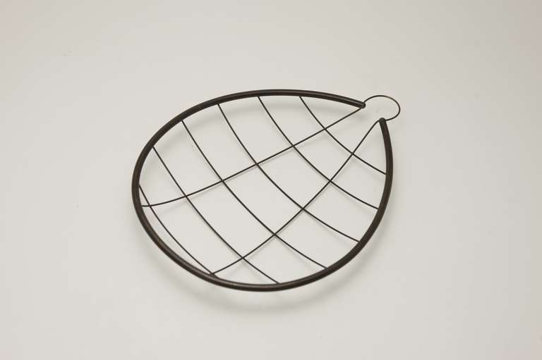 Austrian Extremely Rare Fruit Basket by Carl Aubock