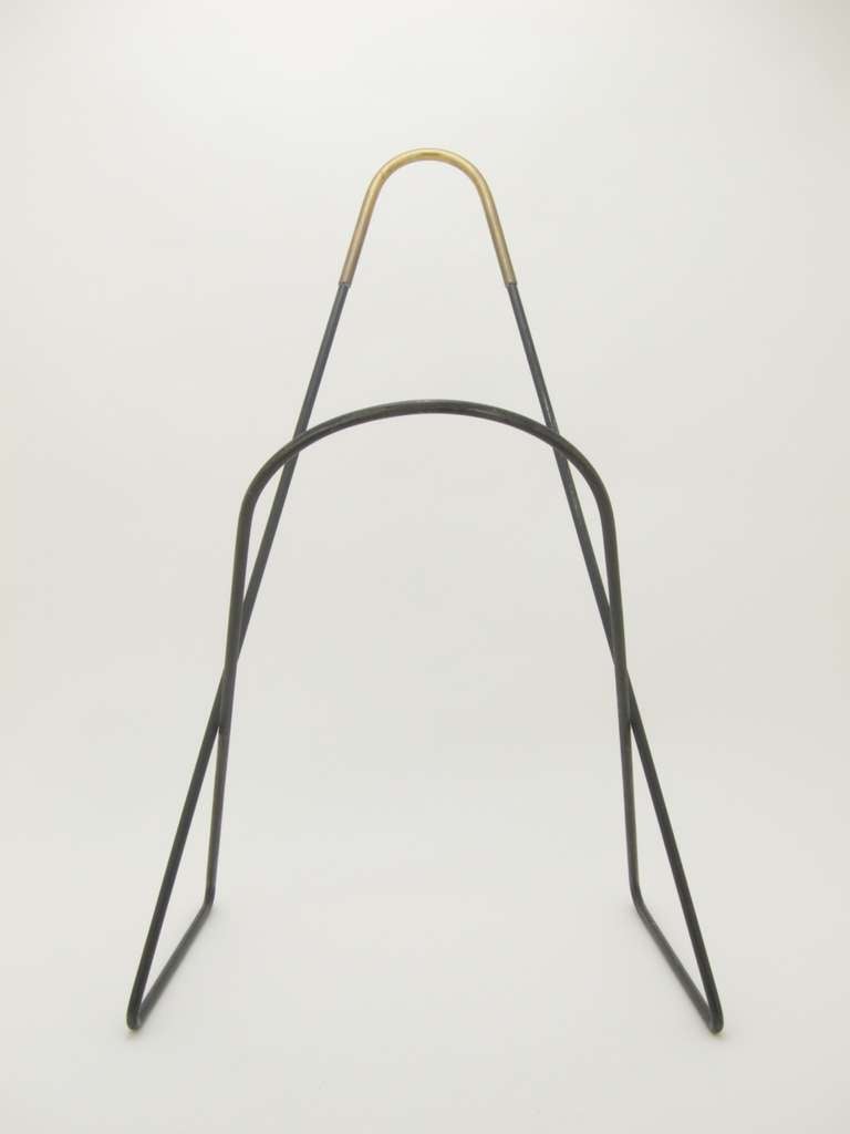 Mid-20th Century Magazine Rack by Carl Auböck For Sale