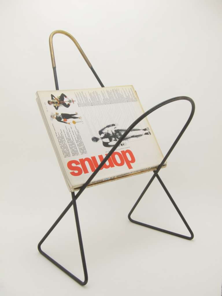 Magazine Rack by Carl Auböck For Sale 2