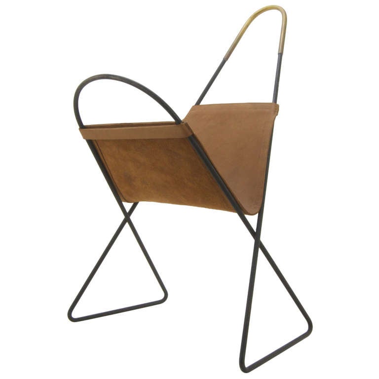 Magazine Rack by Carl Auböck For Sale