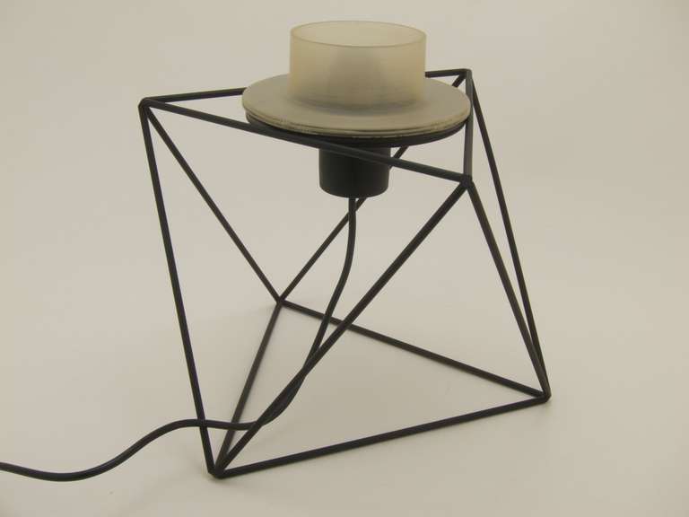 Italian Table Lamp Progetto Poliedra by Felice Ragazzo
