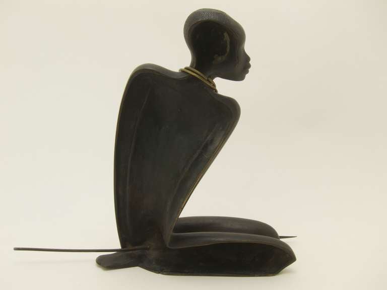 Mid-20th Century African Hunter by Karl Hagenauer For Sale