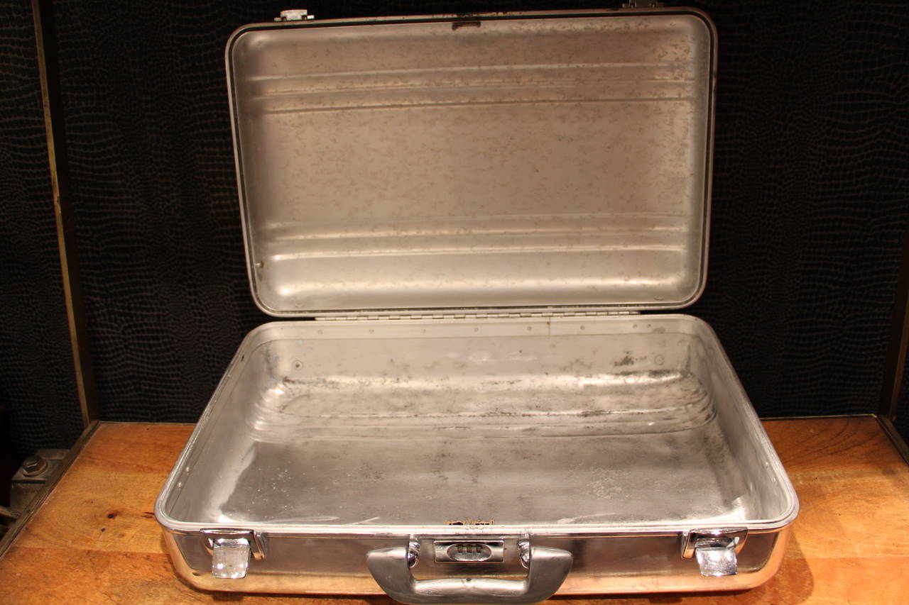 Polished Aluminum Suitcase by Halliburton 1