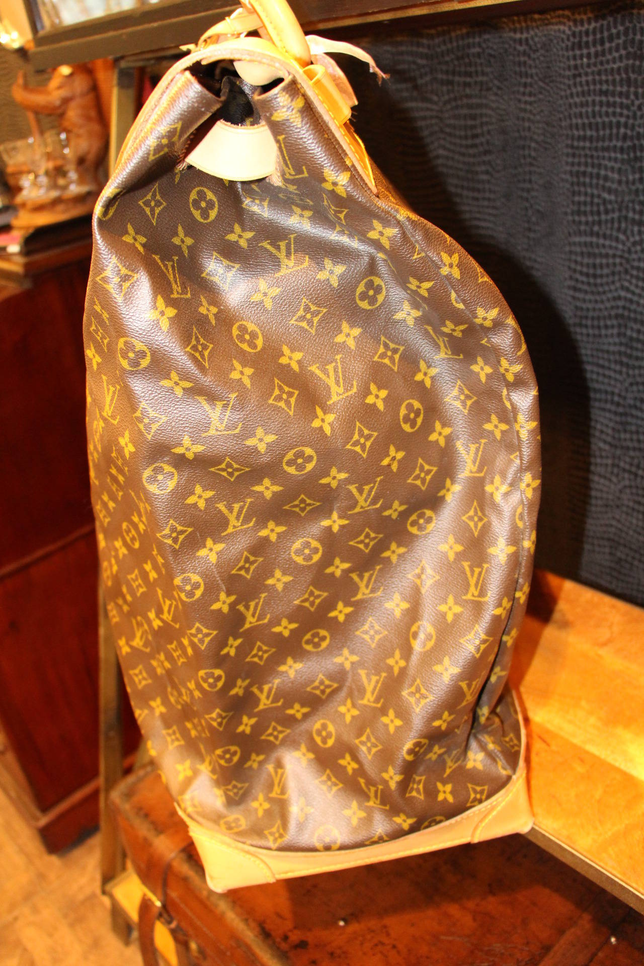 Canvas Large Louis Vuitton Steamer Bag