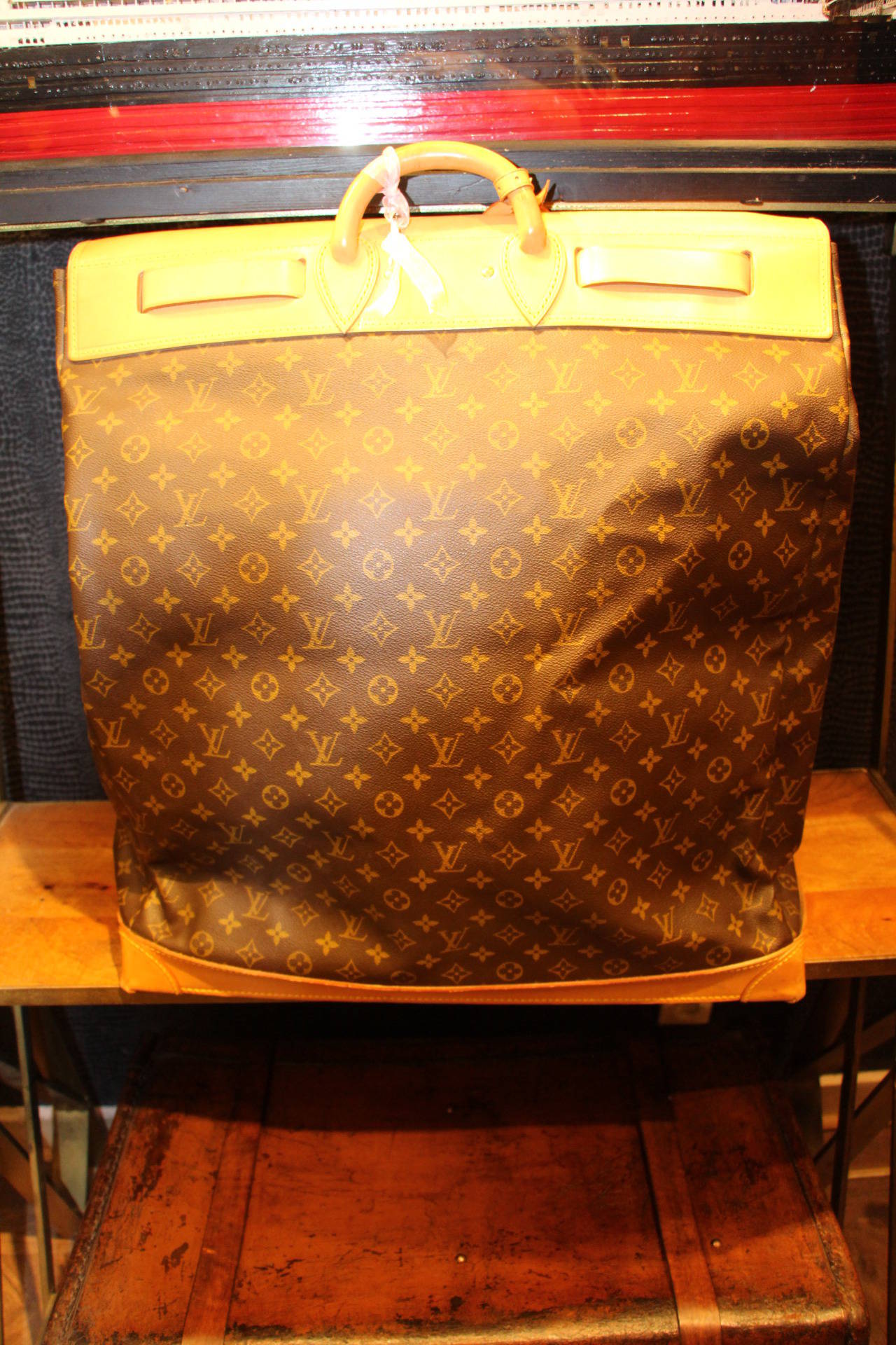Late 20th Century Large Louis Vuitton Steamer Bag