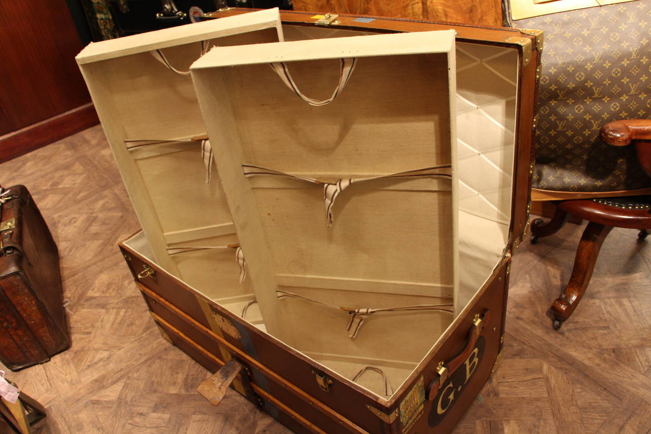 1930s French Steamer Trunk 1